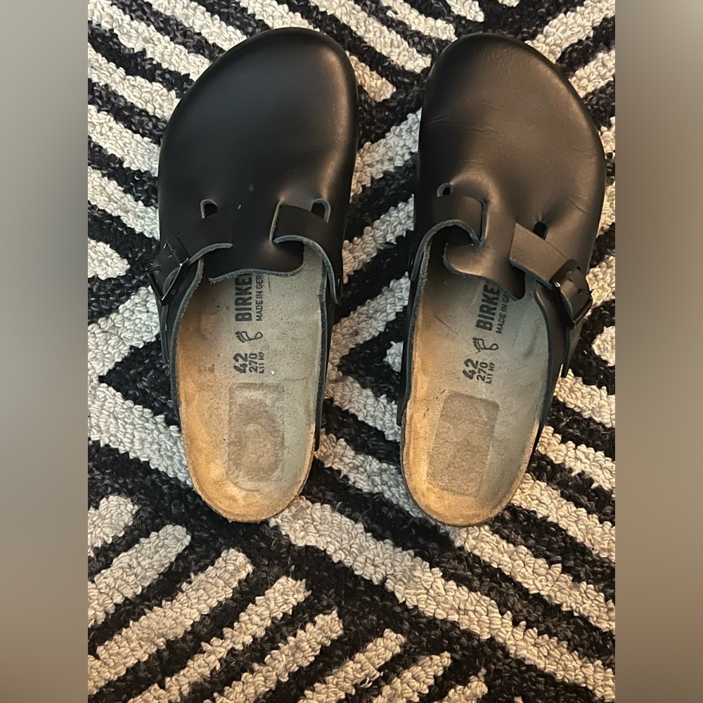 Birkenstock Boston Black Clog - Picture 3 of 5
